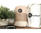 Radia Smart Red Blanket Organic Cotton Emf Protection Baby Blanket 5G Anti-Radiation Unisex Cream