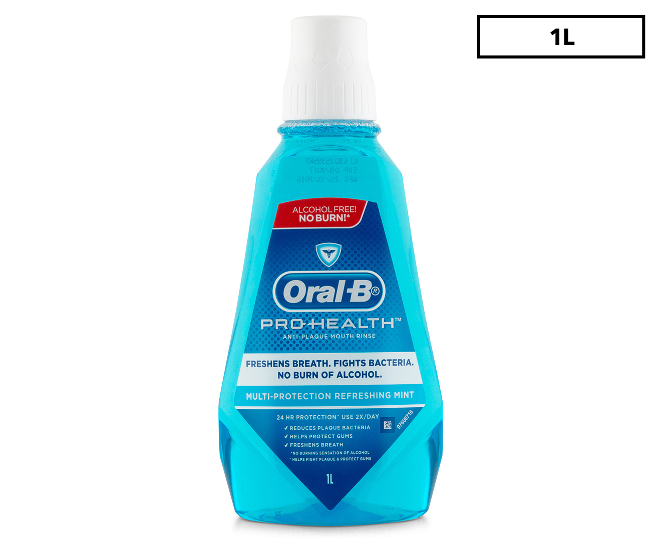 Oral-B Pro-Health Anti-Plaque Mouth Rinse Refreshing Mint 1L | Catch.com.au