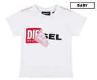 Diesel Baby Knit Tee / T-Shirt / Tshirt - Bianco
