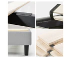Zinus Fabric Bed Base Frame - Light Grey