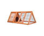 Paw Mate Rabbit Hutch Chicken Coop 118x50x45cm Triangle Cage Run
