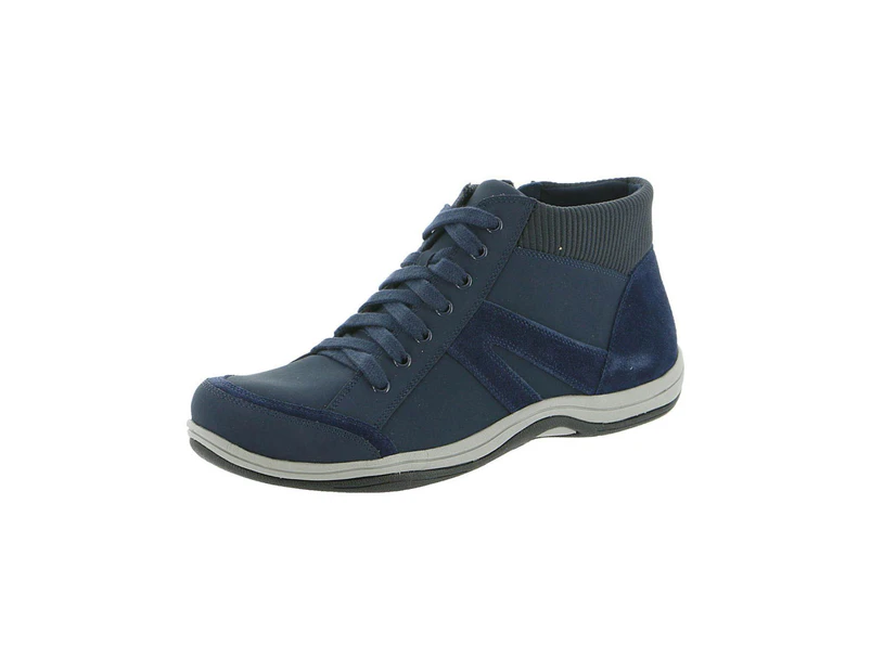 Easy Street Women's Boots - Ankle Boots - Navy Leather/Suede
