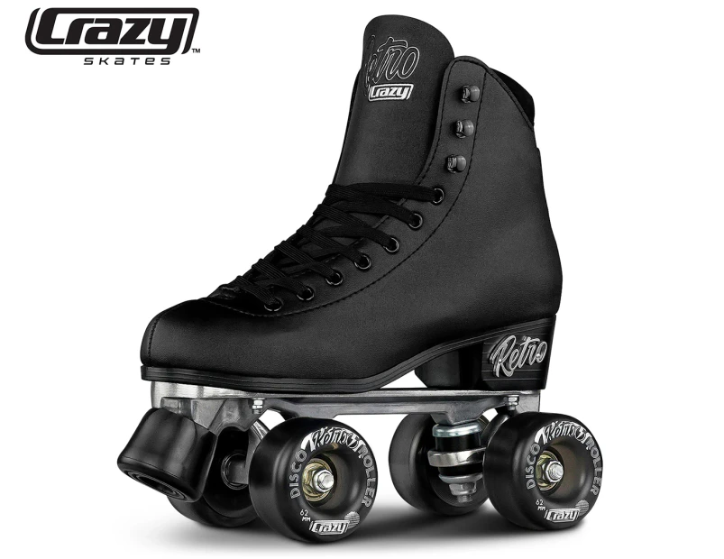 Crazy Skates RETRO Roller Skates - Black