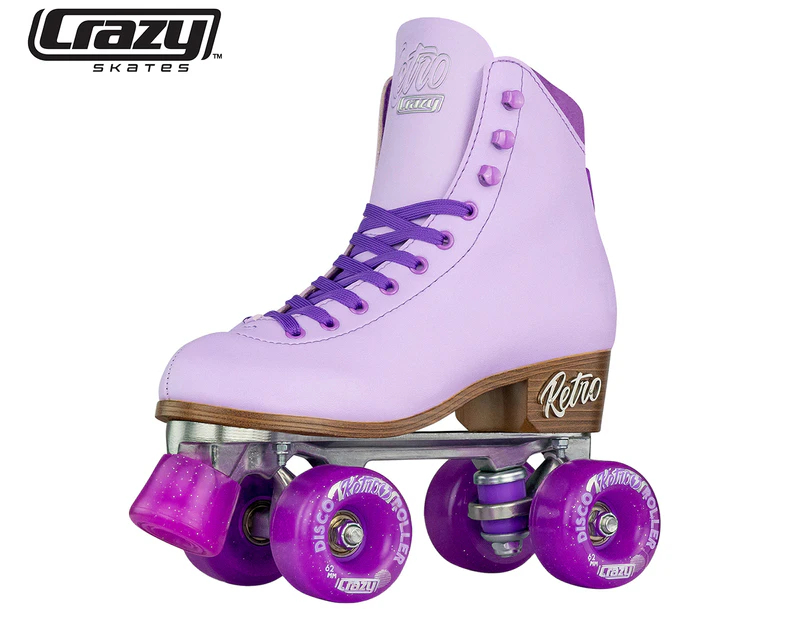 Crazy Skates RETRO Roller Skates - Purple