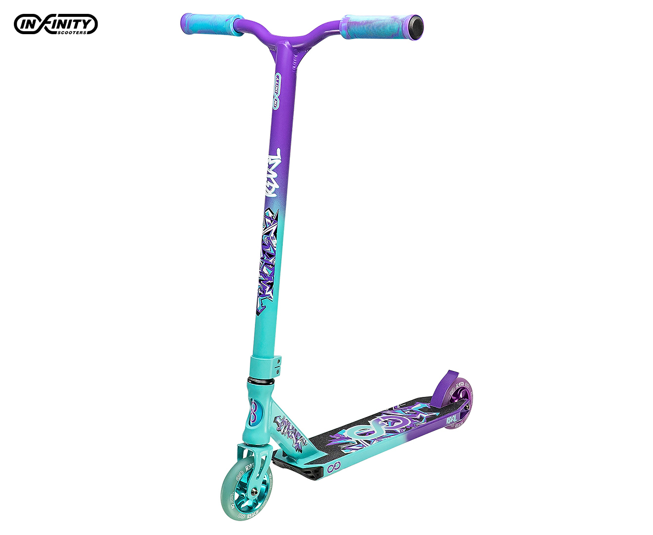 infinity REVEL Stunt Park Pro Scooter - Teal/Purple | Catch.com.au