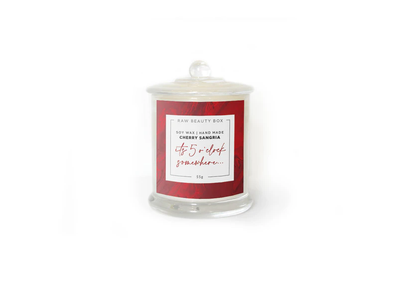 Cherry Sangria Hand Poured Soy Aromatherapy Candle