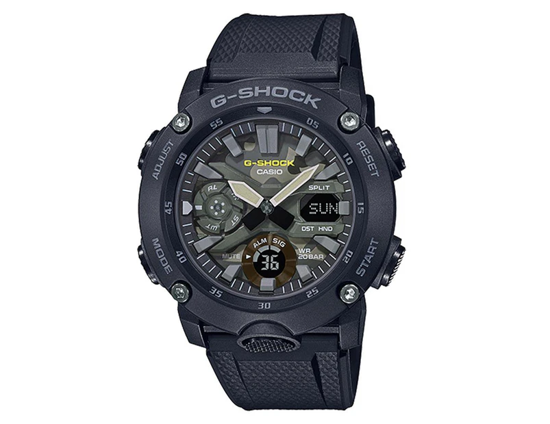 Casio G-SHOCK Carbon Core Guard Analog-Digital Men's Watch - GA2000SU-1A