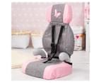 Bayer Deluxe Butterfly Travel Booster Seat For Dolls - Grey/Pink 3