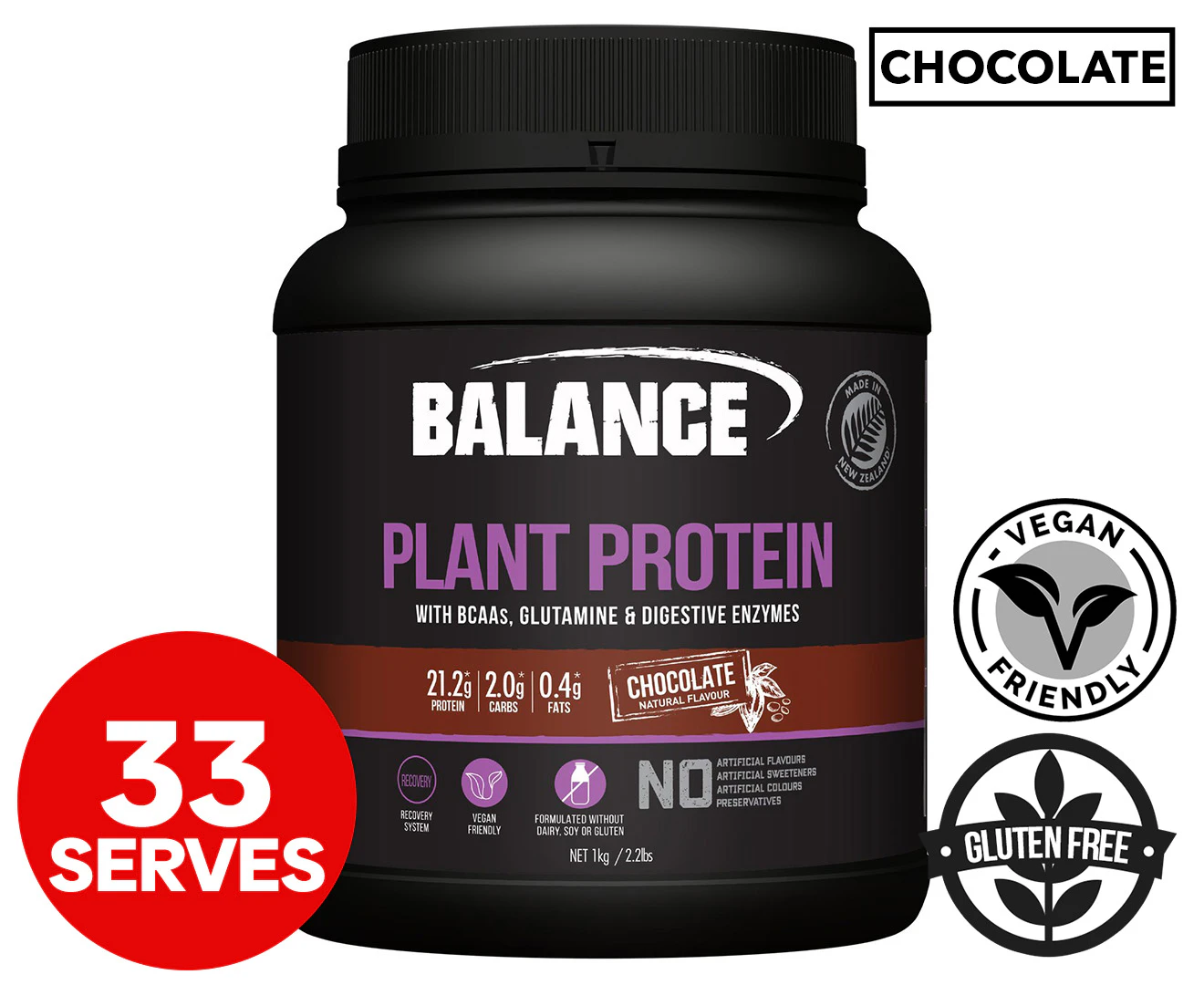 Balance Plant Protein Chocolate 1kg