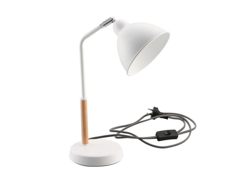 Luminite White Desk Lamp