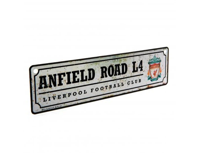 Liverpool FC Window Sign Retro