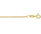 Bevilles Curb Necklace 9ct Yellow Gold 40cm