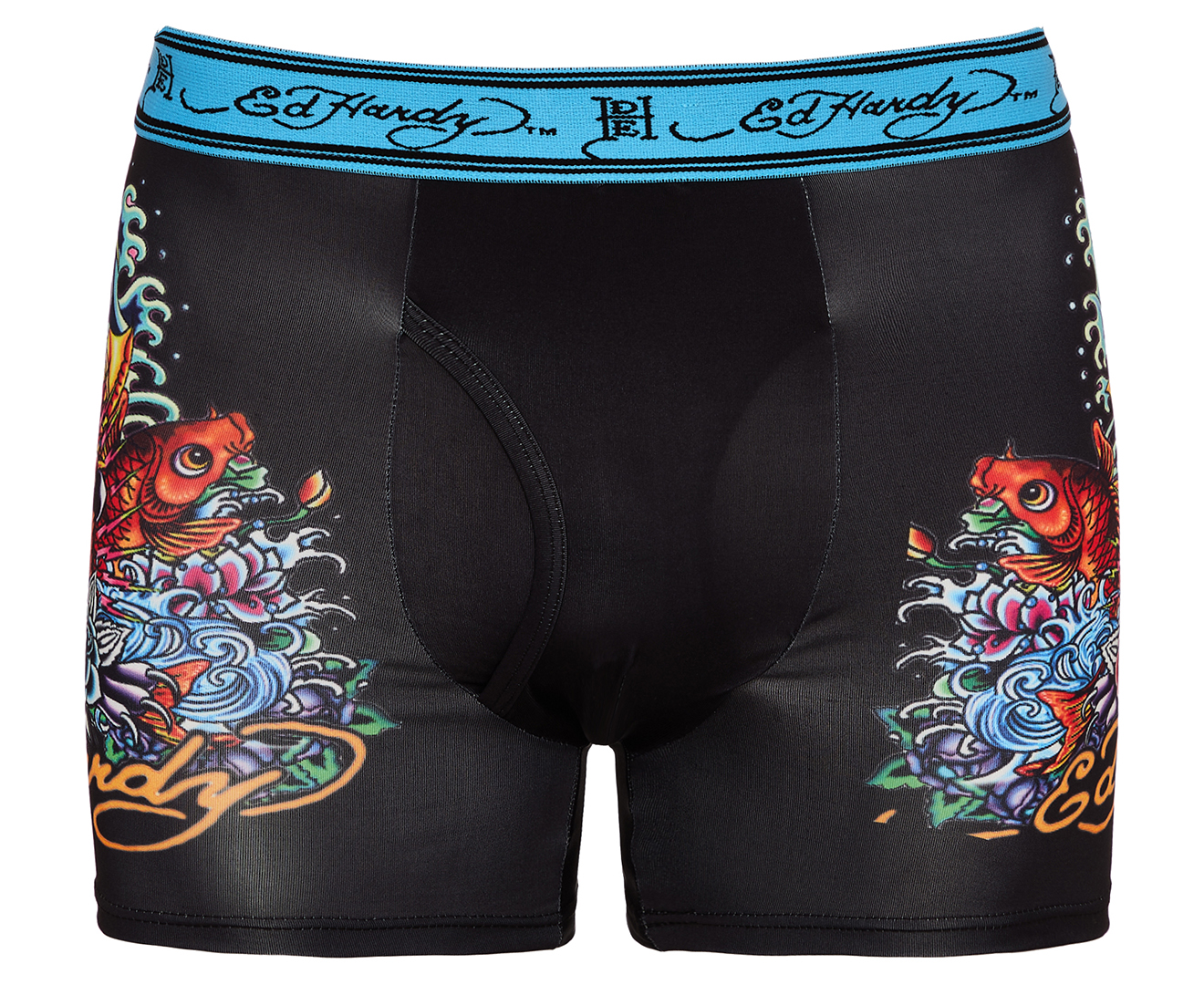 Ed Hardy Men's Performance Boxer Briefs 3-Pack - Assorted Prints
