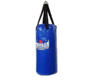 MORGAN Small Stubby Punch Bag Muay Thai Boxing MMA [Filled Blue] - Blue