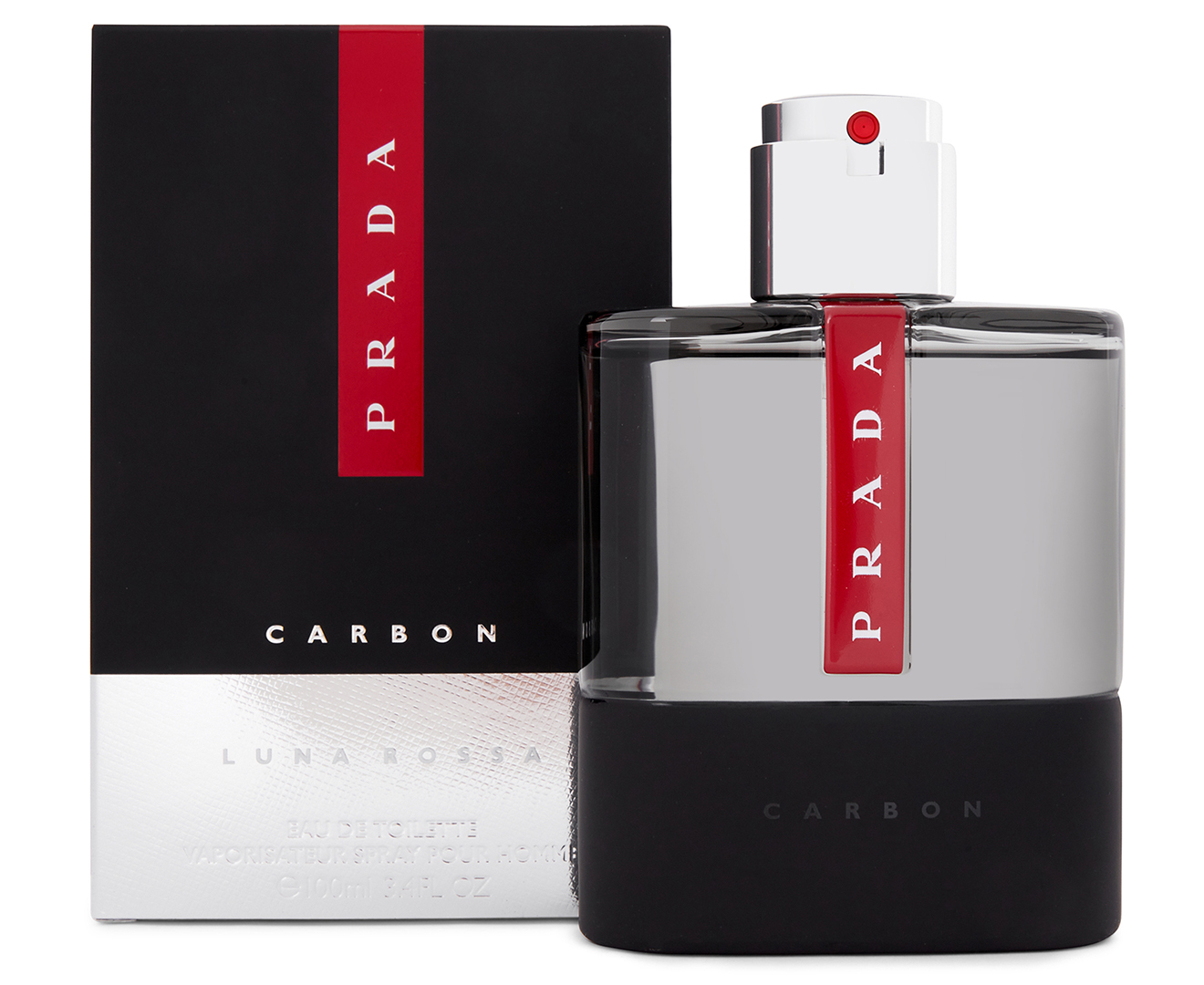 Prada Luna Rossa Carbon For Men EDT Perfume 100mL 