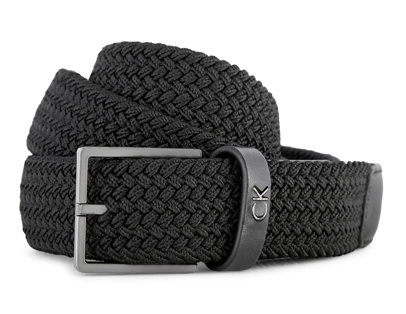 Calvin Klein Formal Elastic Belt - Black