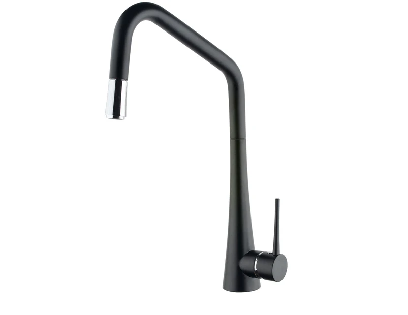 Abey Tink D Black Pull Out Sink Kitchen Mixer Tap TINKD-B