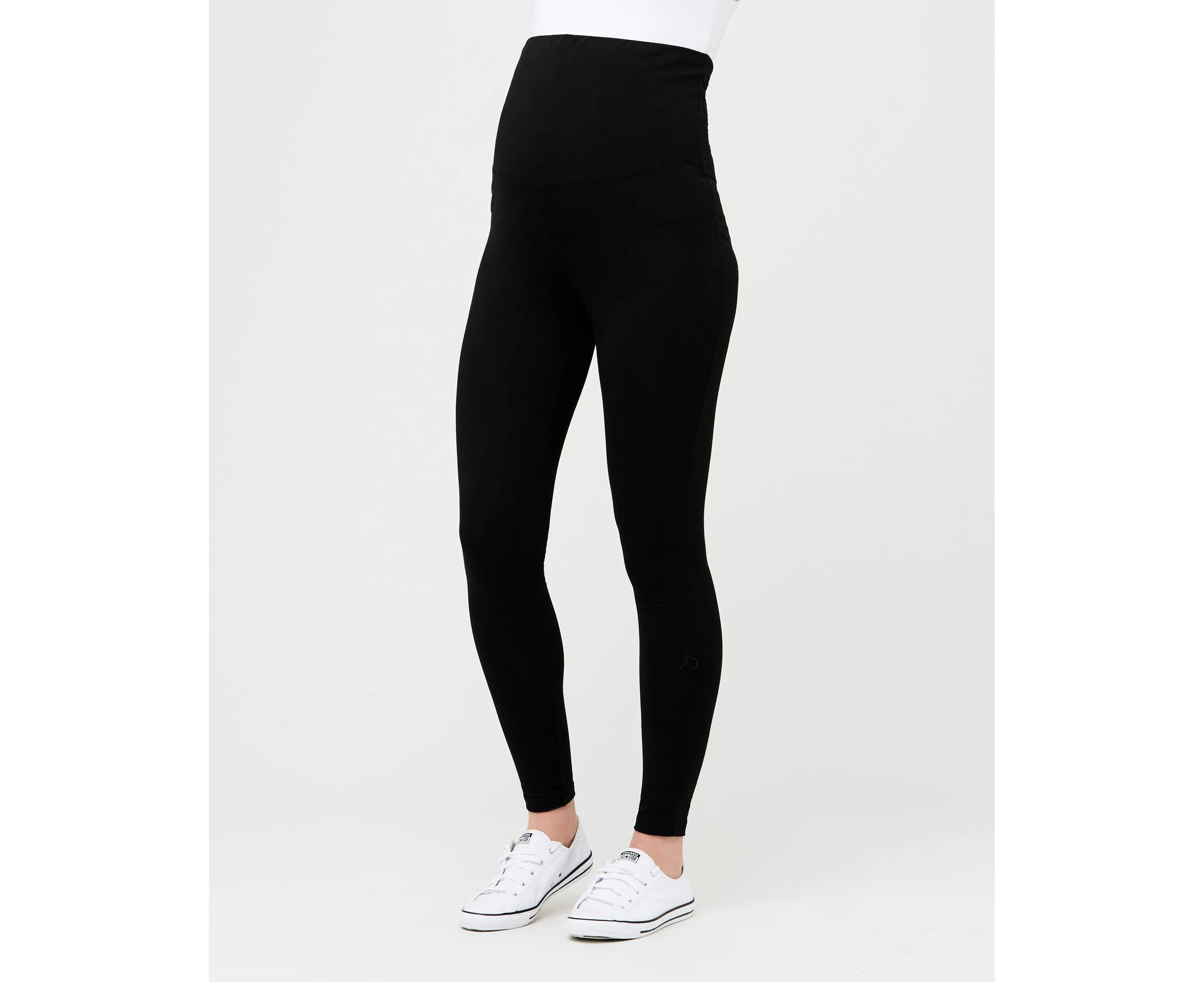 Organic Over Bump Legging Black Womens Maternity Wear by Ripe Maternity