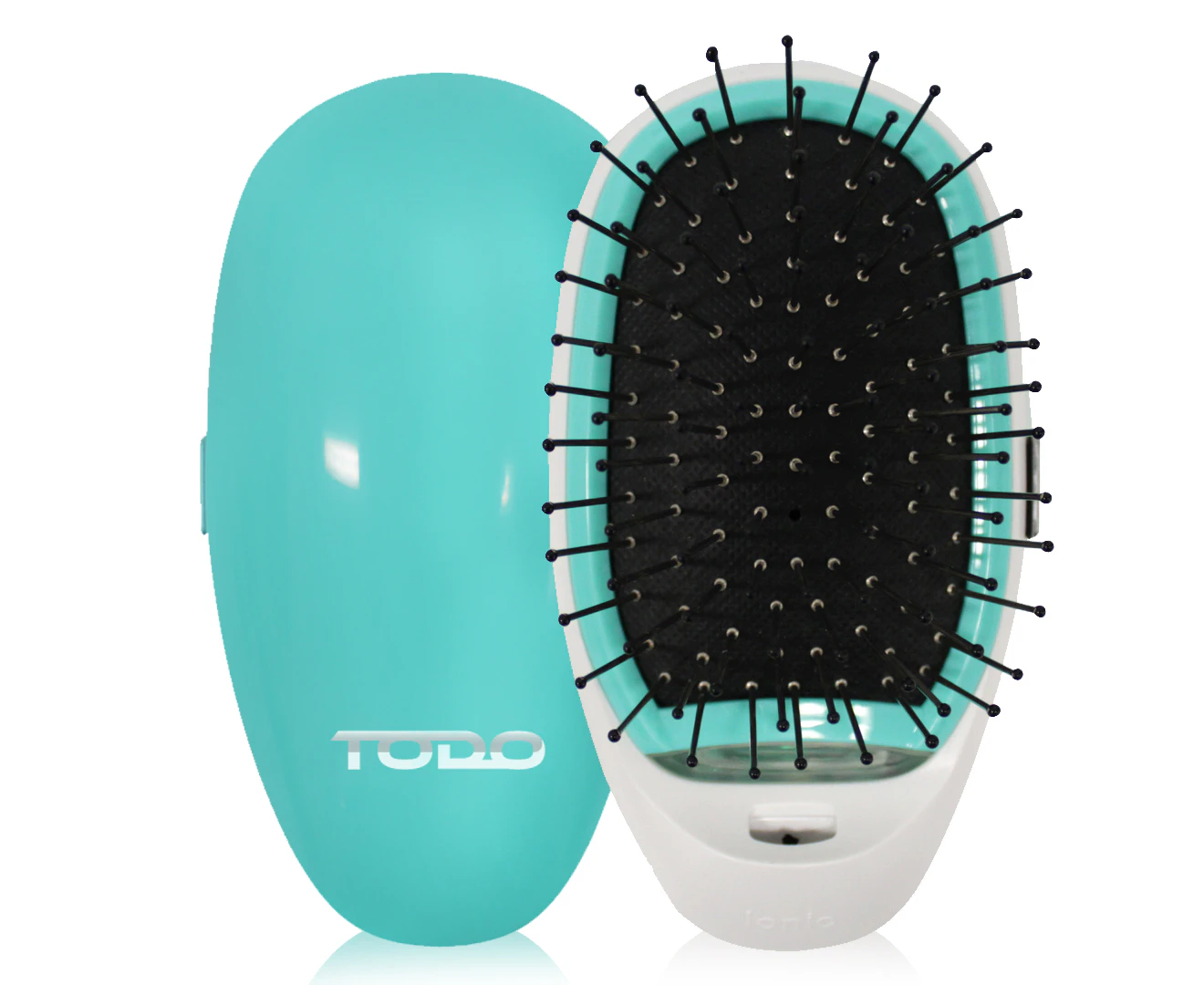 TODO Ionic Anti Frizz Straightening Styling Hair Straight Brush Smooth Silky Hair Comb Blue