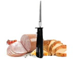 TODO Electric Knife Carving Tool Slicer Electromotion Reamer Meat Bread Cheese Black