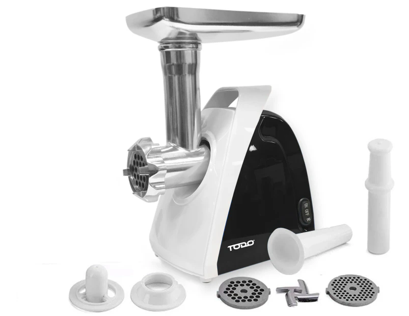 TODO Electric Meat Grinder Sausage Maker Filler Mincer Stuffer Kibbe 800W - Black