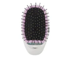 TODO Ionic Styling Hair Brush Straight Smooth Silky Hair Stainless Steel Bristle Pink