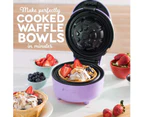 TODO Waffle Bowl Maker Ice Cream Dessert Treat Maker Breakfast Bowl - Purple