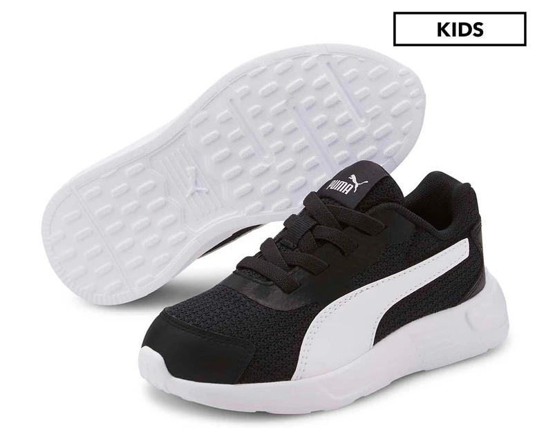 Puma Pre-School Taper Running Shoes - Puma Black/Puma White