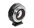 Metabones Canon EF to E-mount T Speed Booster ULTRA 0.71x (Black Matt) MB-126 - Black