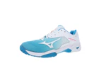 Mizuno Women's Athletic Shoes Wave Exceed Tour 3 Ac - Color: Blue/White/Red