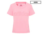 Adidas Girls' Essential Tee / T-Shirt / Tshirt - Light Pink/Hazy Rose