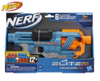 Nerf Elite 2.0 Commander RD-6 Slam-Fire Blaster Toy - Blue/Orange