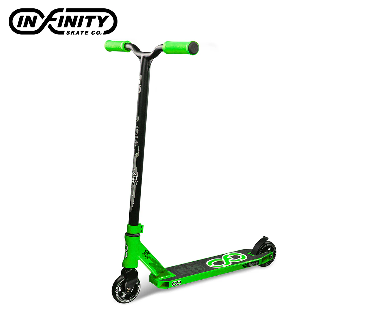 infinity FLARE Stunt Park Pro Scooter - Green