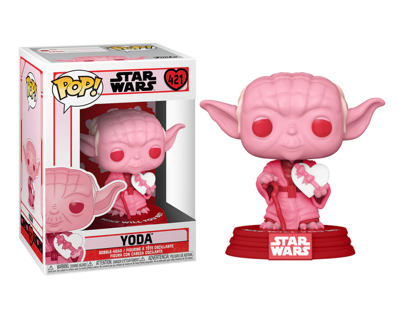 Funko POP! Star Wars: Valentine's Day Edition Yoda Vinyl Figure