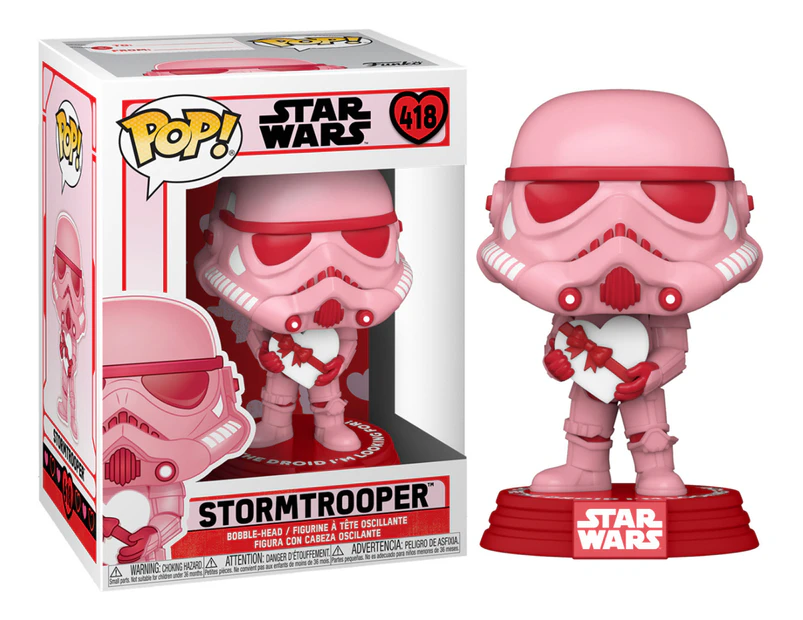 Funko POP! Star Wars: Valentine's Day Edition Stormtrooper Vinyl Figure