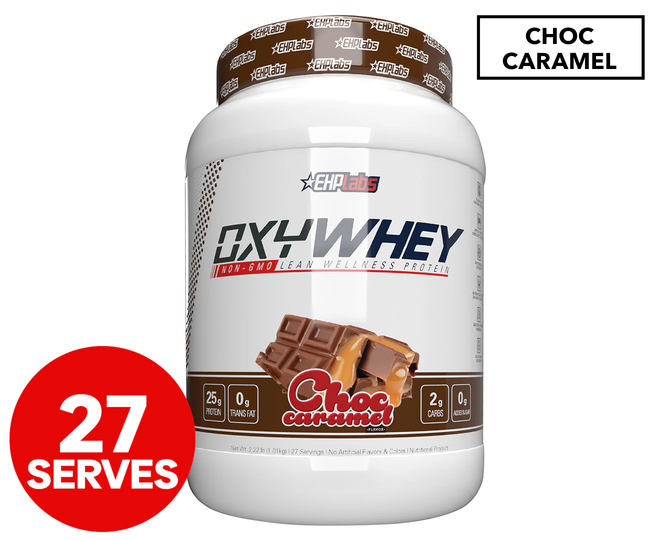 EHP Labs OxyWhey Protein Powder Choc Caramel 907g / 27 Serves