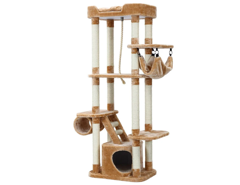 178cm Multi-Level Cat Tree Tower Scratching Post Scratcher Activity Gym Pet Climbing House