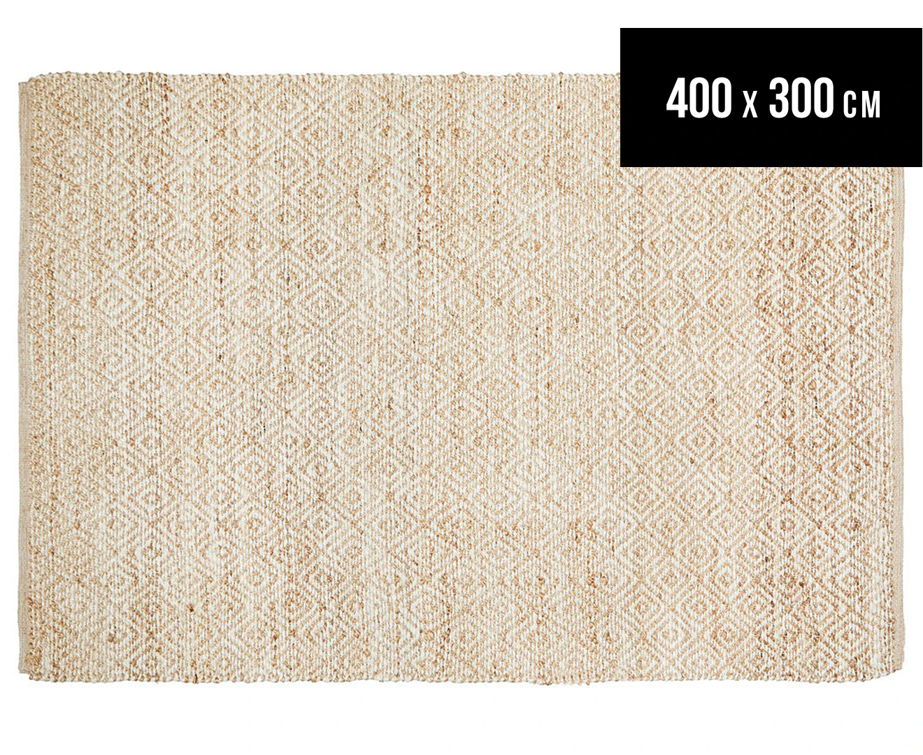 Rug Culture 400x300cm Noosa 444 Coastal Rug - Natural/White