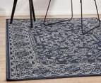 Rug Culture 160x110cm Seaside 5555 Outdoor Rug - Navy/White 2