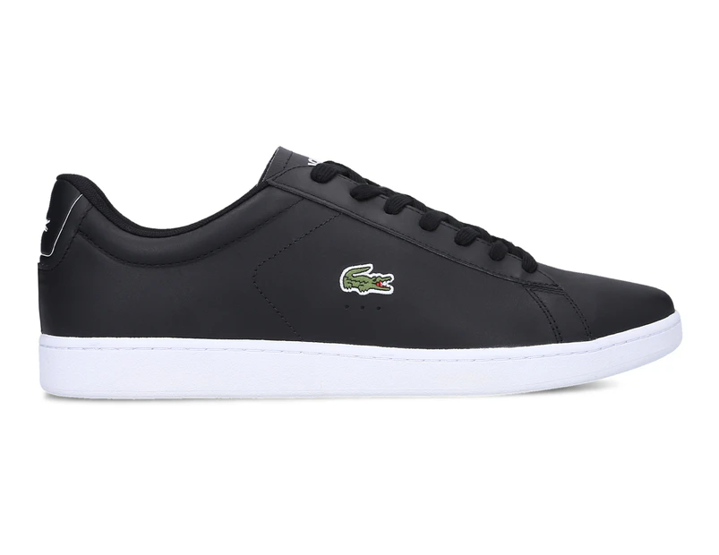 Lacoste Men's Carnaby Evo 0120 4 Leather Sneakers - Black/White