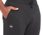 Under Armour Men's UA Rival Fleece Jogger Trackpants / Tracksuit Pants - Black