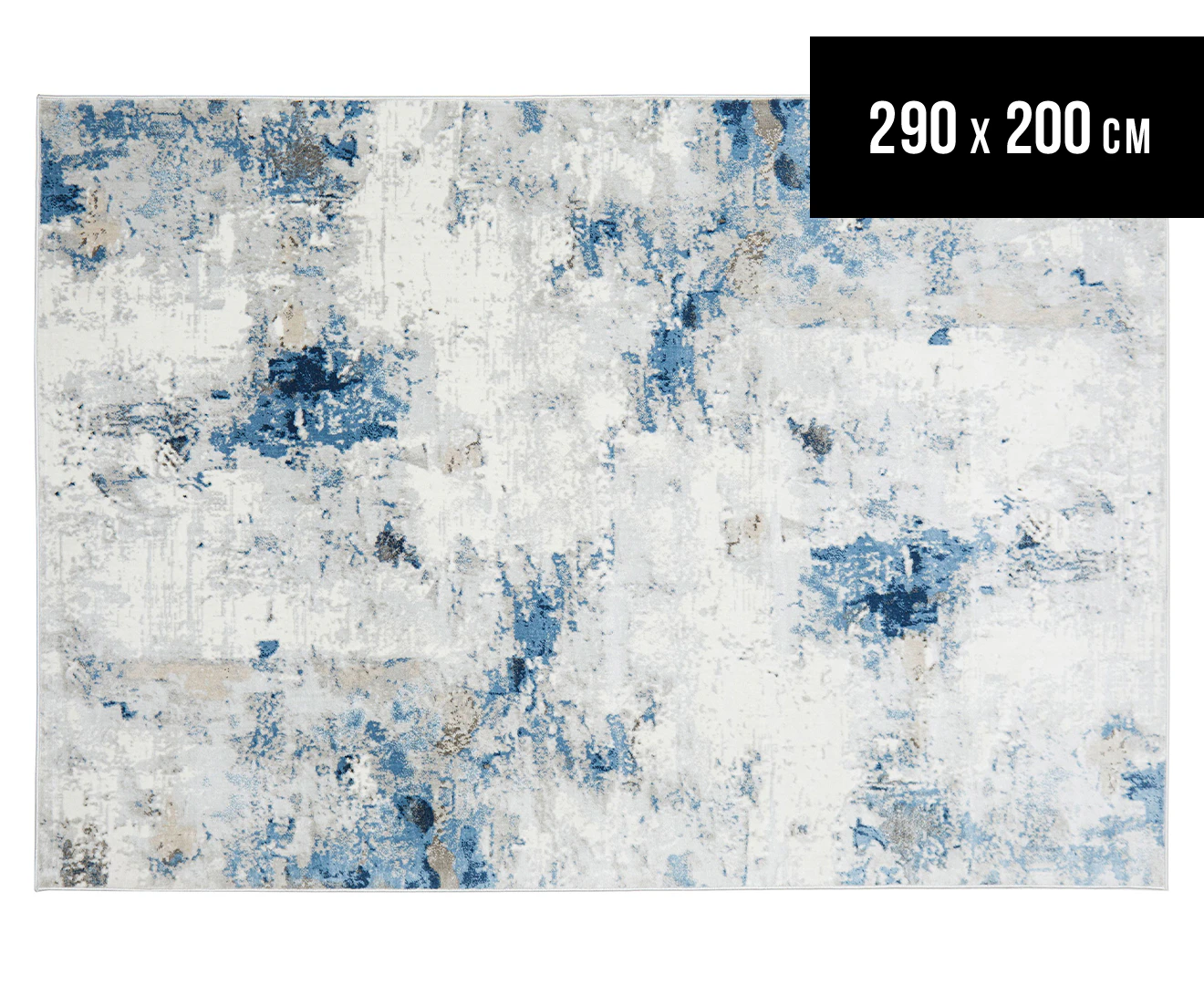 Rug Culture 290x200cm Emotion 33 Silky Vintage Look Rug - Navy