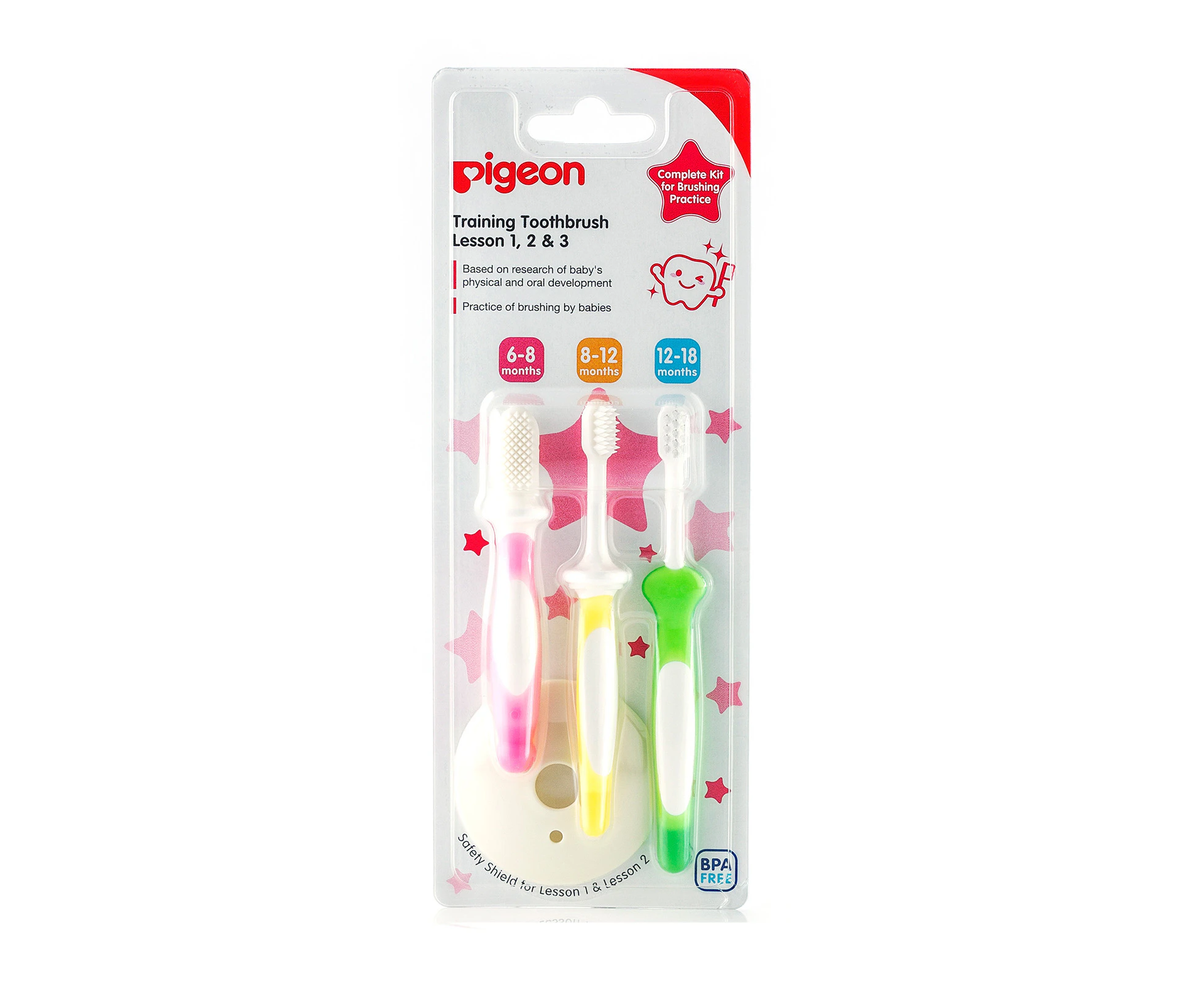 Pigeon Baby Training Toothbrush Brush Teeth Dental Oral Care Baby/Infant/Kid Set