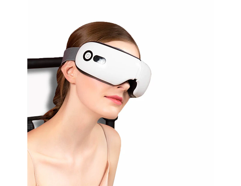 Eye Massager with Heat Smart USB Recharge - White
