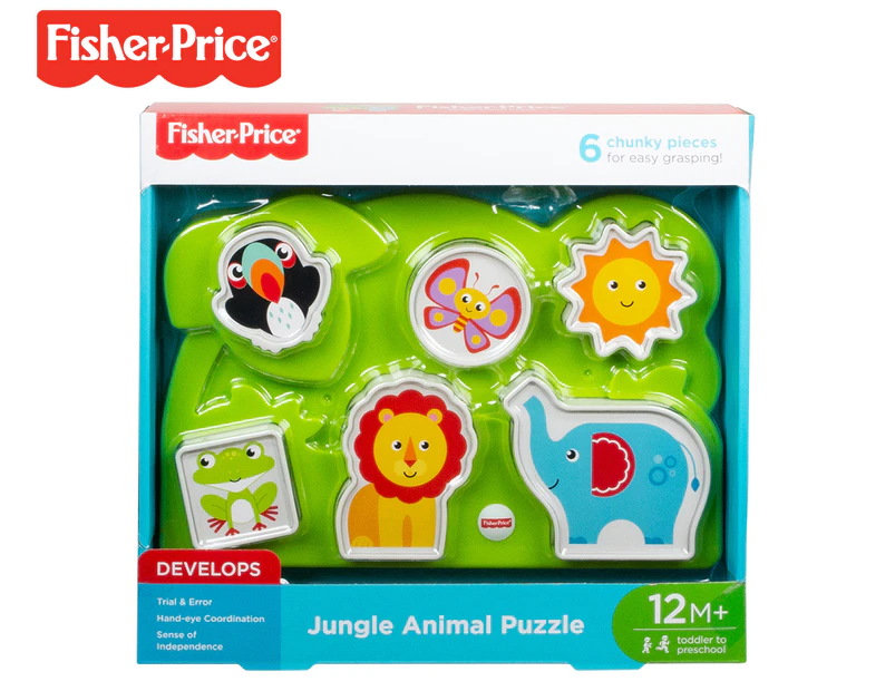 Fisher-Price Jungle Animal 6-Piece Puzzle
