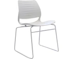 Rapidline Vivid Chair Pp Stackable White
