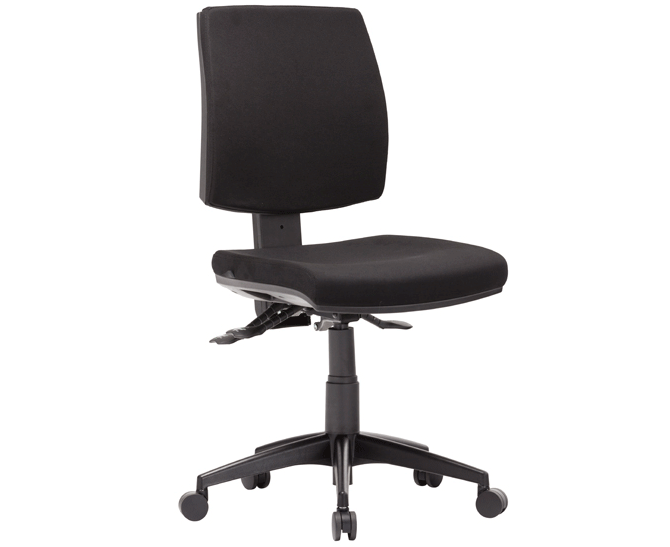 CLICK LOW BACK Task Chair METRO BLACK FABRIC