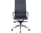Rapidline Executive High Back Chair 490-610Mmh X 485Mmw X 460Mmd Black Pu