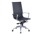 Rapidline Executive High Back Chair 490-610Mmh X 485Mmw X 460Mmd Black Pu