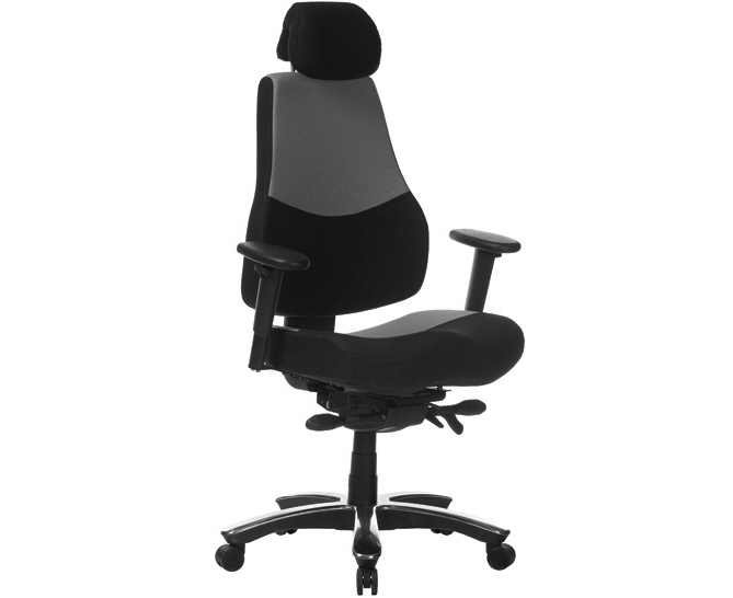 RANGER Multi-Seating Chair BLACK AND GREY FABRIC